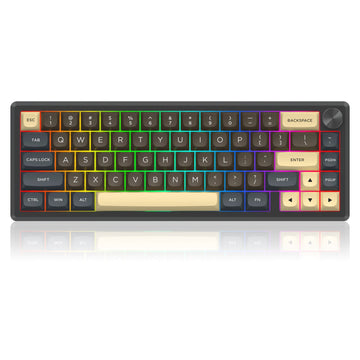 Papan Kekunci Mekanikal Badan Aloi Aluminium Sambungan 3 Mod URANUS PRO 65 K727CGY-RGB-PRO