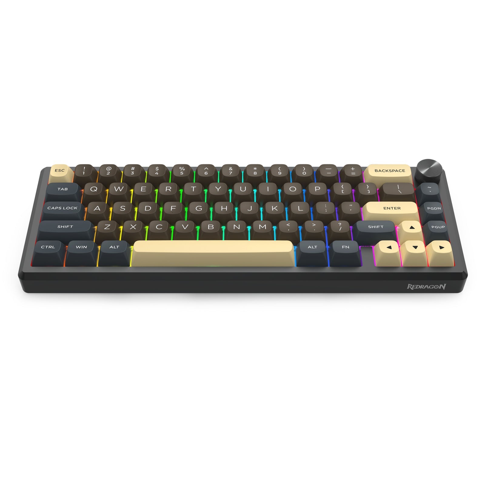 Papan Kekunci Mekanikal Badan Aloi Aluminium Sambungan 3 Mod URANUS PRO 65 K727CGY-RGB-PRO