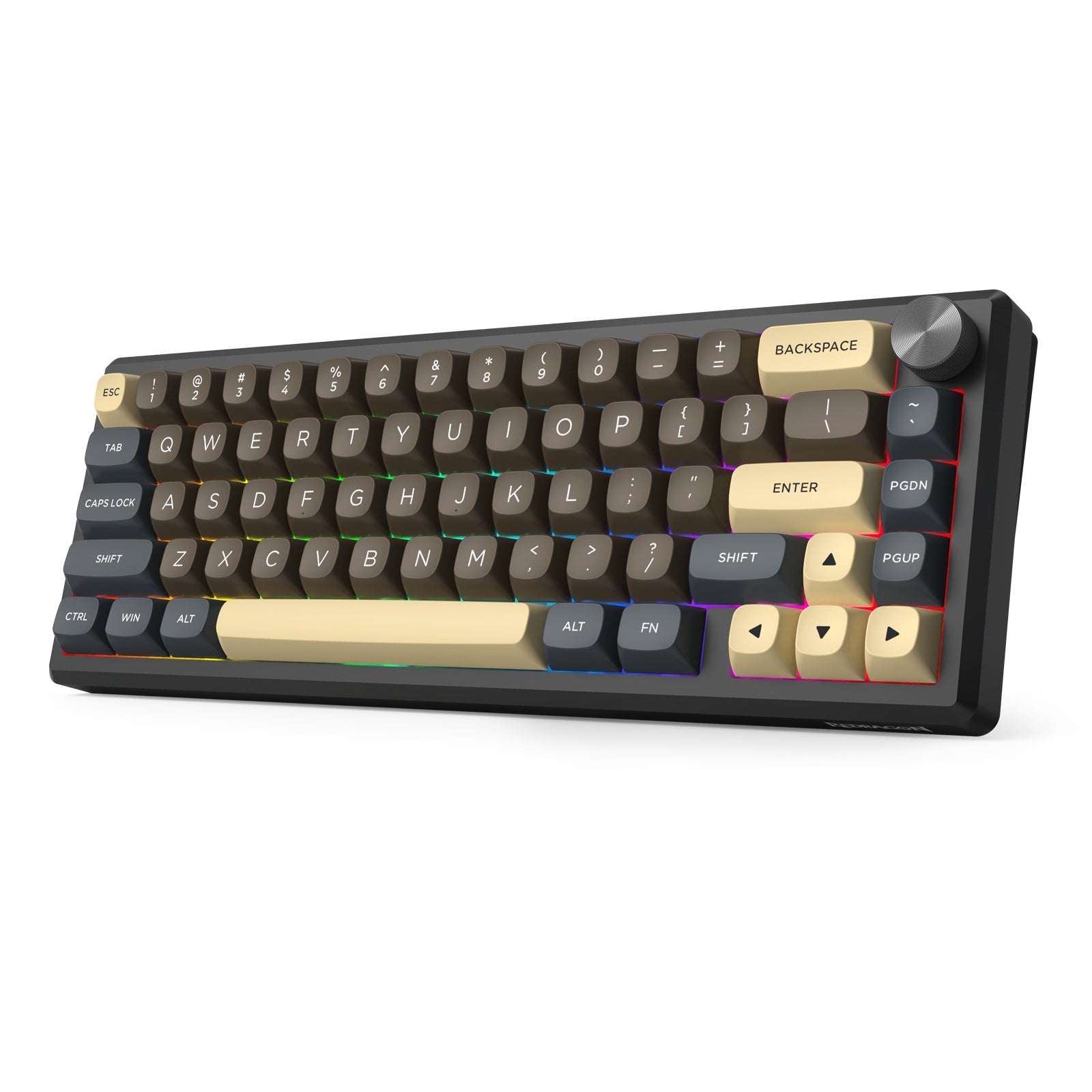 Papan Kekunci Mekanikal Badan Aloi Aluminium Sambungan 3 Mod URANUS PRO 65 K727CGY-RGB-PRO