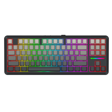 Papan Kekunci Mekanikal Berbingkai GASKET TKL Sambungan 3 Mod WILDSLASH K734SP-RGB-PRO
