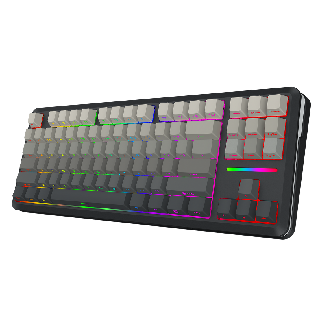 Papan Kekunci Mekanikal Berbingkai GASKET TKL Sambungan 3 Mod WILDSLASH K734SP-RGB-PRO