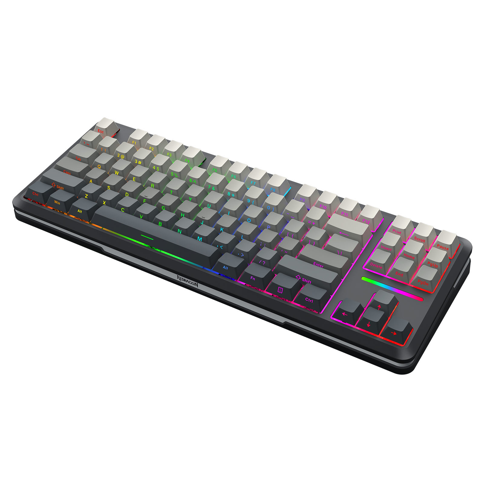 Papan Kekunci Mekanikal Berbingkai GASKET TKL Sambungan 3 Mod WILDSLASH K734SP-RGB-PRO