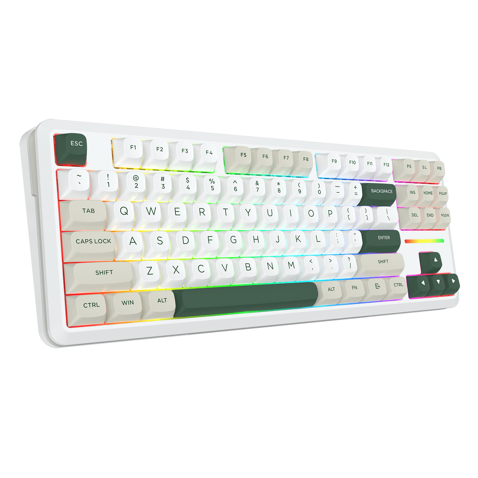 Papan Kekunci Permainan Mekanikal TKL Sambungan 3 Mod WILDSLASH K734WCG-RGB-PRO