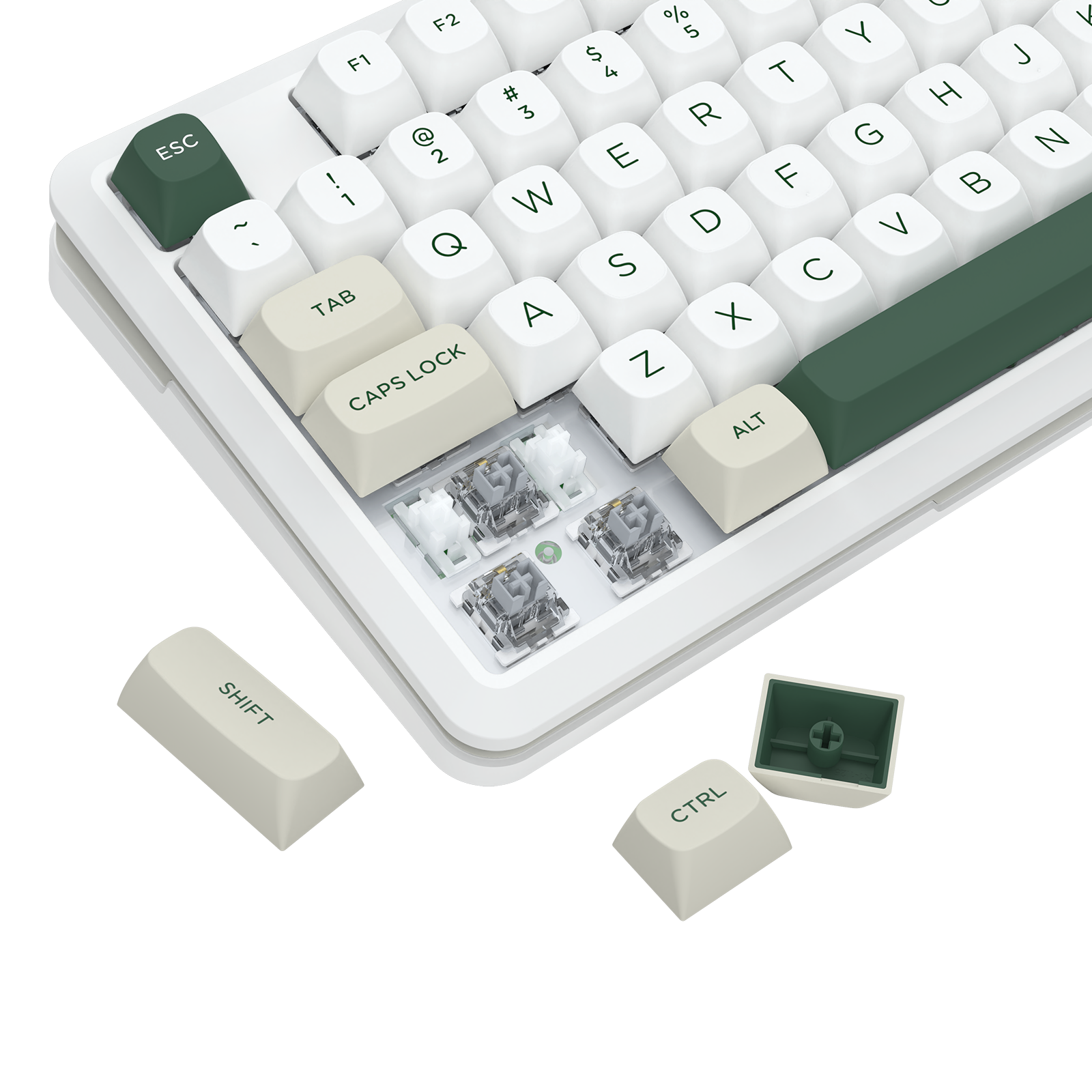 Papan Kekunci Permainan Mekanikal TKL Sambungan 3 Mod WILDSLASH K734WCG-RGB-PRO