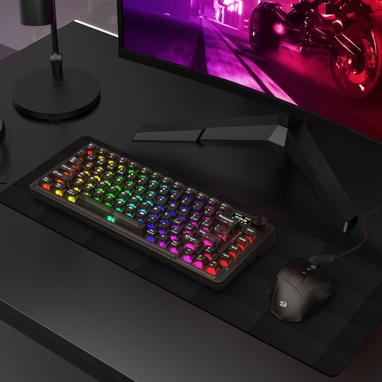PAPAN KEKUNCI MEKANIKAL HORIUM K751CTB-RGB-PRO 3 MOD GASKET MOUNTED 75% QMK