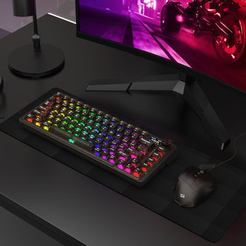 PAPAN KEKUNCI MEKANIKAL HORIUM K751CTB-RGB-PRO 3 MOD GASKET MOUNTED 75% QMK
