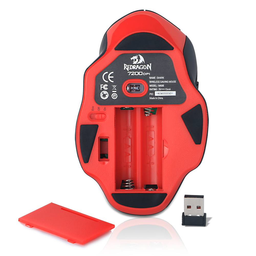 Tetikus Permainan Wayarles Redragon SHARK M688