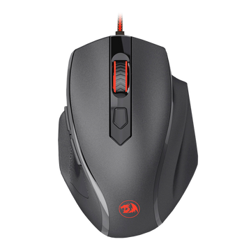 Tetikus Permainan LED Merah Redragon M709-1 Tiger2 3200 DPI Tetikus Optik Berwayar untuk Pemain