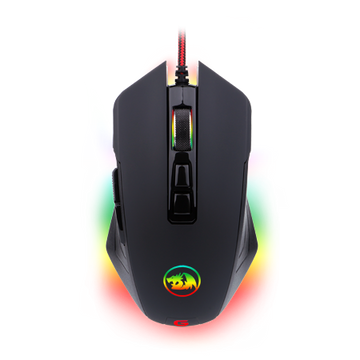 Redragon M715 DAGGER Tetikus Permainan Boleh Atur Cara Berketepatan Tinggi dengan 7 mod lampu latar RGB