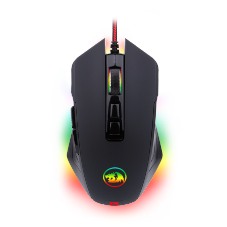 Redragon M715 DAGGER Tetikus Permainan Boleh Atur Cara Berketepatan Tinggi dengan 7 mod lampu latar RGB