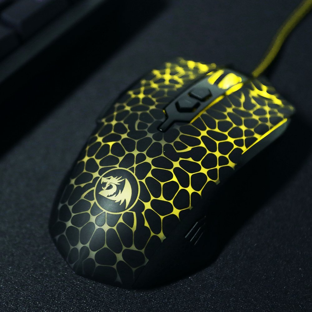 Redragon M716 INQUISITOR Tetikus Permainan RGB
