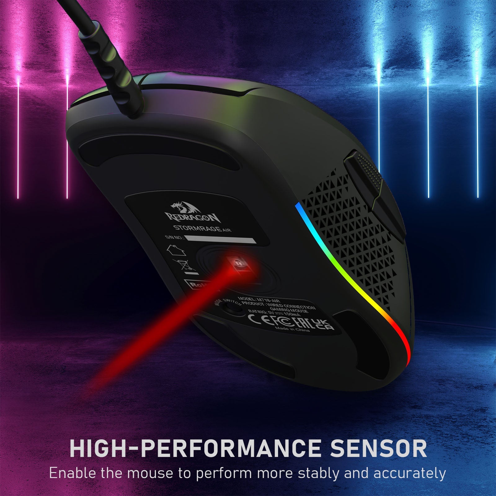 Tetikus Permainan REDRAGON M718-AIR
