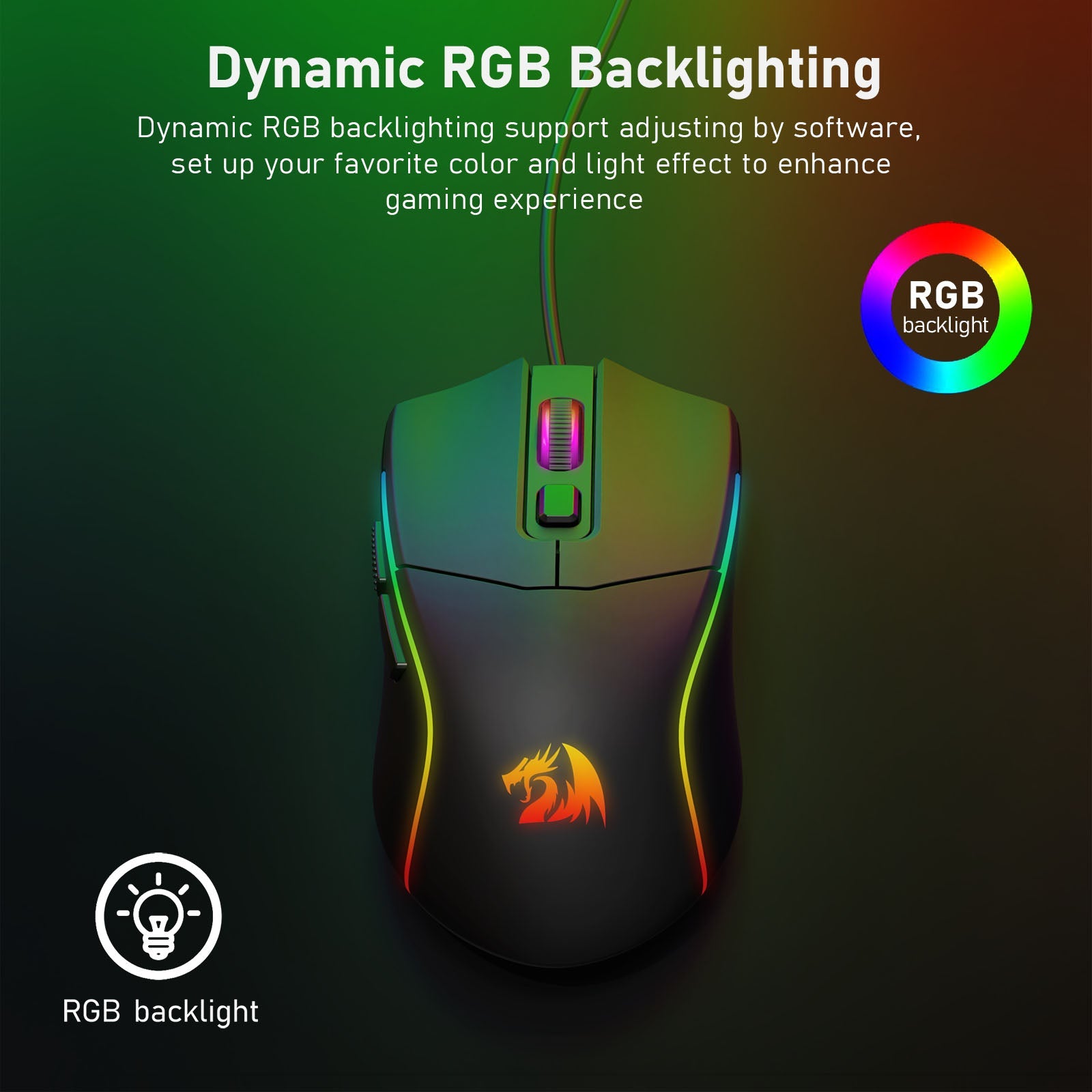 TETIKUS GAMING RGB BERWAYAR BAT M731