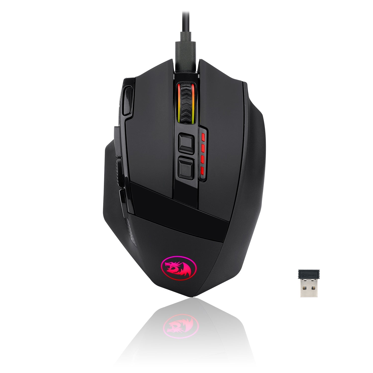 Tetikus permainan dwi-mod Redragon Sniper Pro M801P-RGB