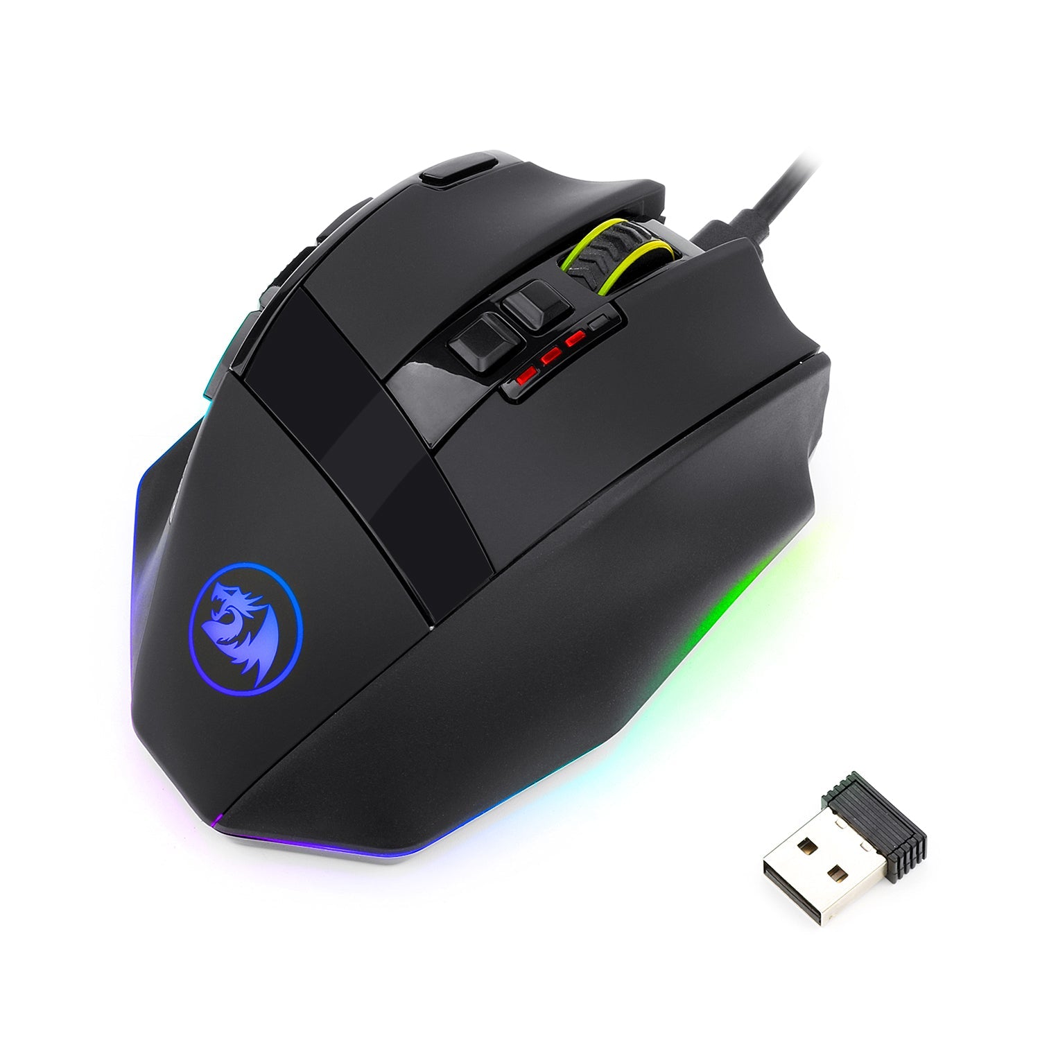 Tetikus permainan dwi-mod Redragon Sniper Pro M801P-RGB