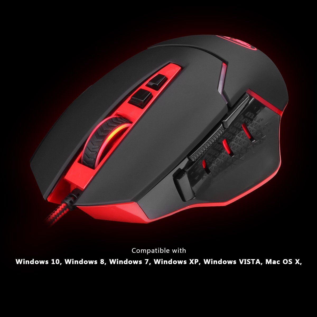 Redragon M907 INSPIRIT Tetikus Gaming 14400 DPI