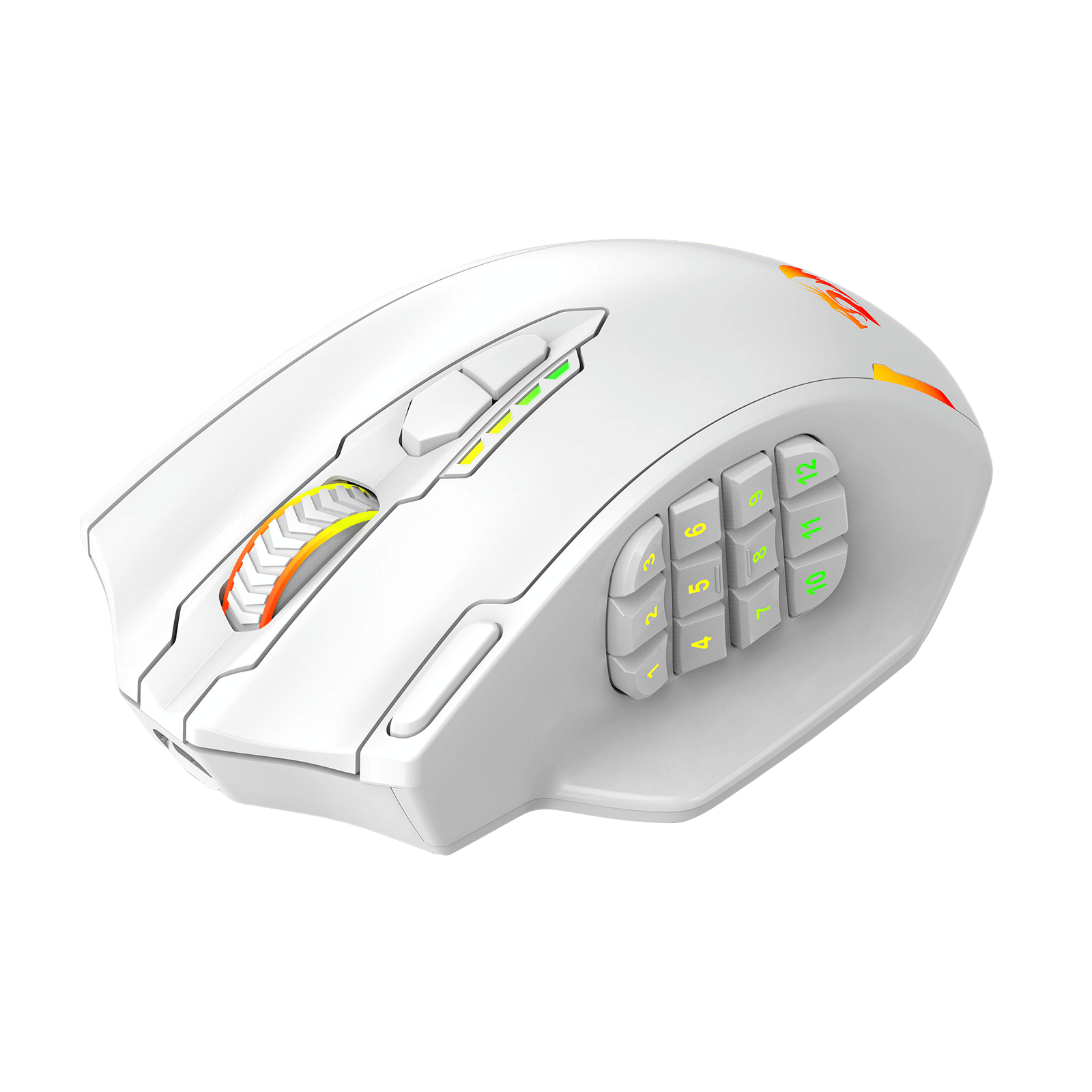 Redragon M913 Impact Elite Tetikus Gaming Tanpa Wayar, Tetikus Gamer RGB Berwayar/Tanpa Wayar 16000 DPI dengan 16 Butang Boleh Atur Cara
