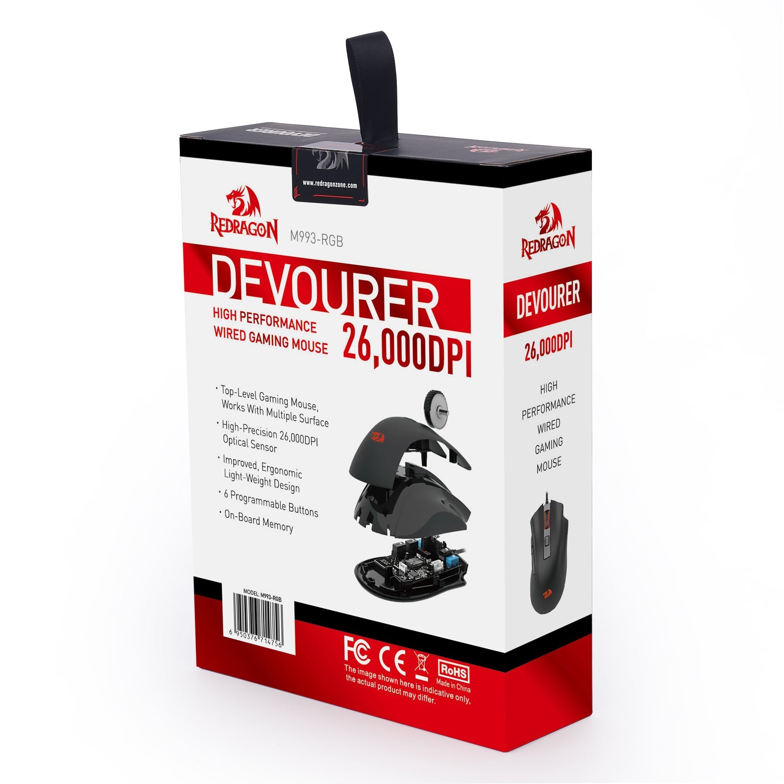 Tetikus gaming ultraringan Redragon M993 Devourer