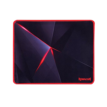 Redragon P012 Pad Tetikus dengan Tepi Berjahit, Tikar Tetikus Bertekstur Premium, Pad Tetikus Tapak Getah Tidak Licin untuk Komputer Riba, Komputer & PC, 12.8 x10 x0.11 inci