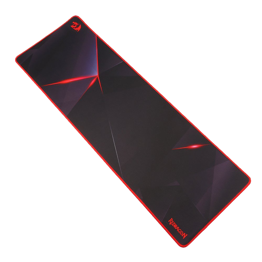 Redragon P015 Pad Tetikus Lanjutan Besar XXL, dengan Tepi Berjahit, Tikar Tetikus Bertekstur Premium, Pad Tetikus Komputer Kain Tapak Getah Tidak Licin Kalis Air, 35.8 x 11.8 x 0.11 inci