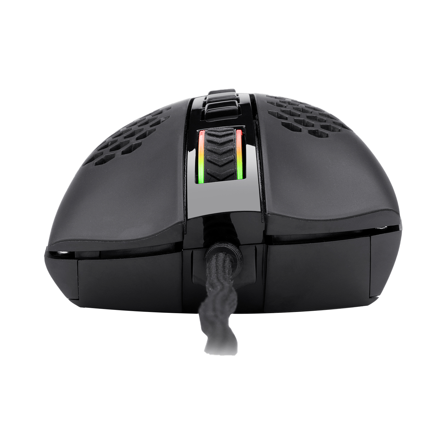 Tetikus Permainan RGB Ringan Redragon M808 Storm, Cengkerang Sarang Lebah Ultraringan 85g