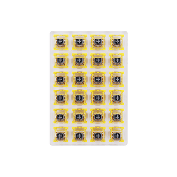 Suis Mekanikal Sentuhan Redragon A113 Bullet-S, Suis Boleh Tukar Panas Boleh DIY untuk Papan Kekunci, Mod Suis Berbunyi, 50 Juta Klik (24 unit Suis, Penarik Kekunci + Suis)