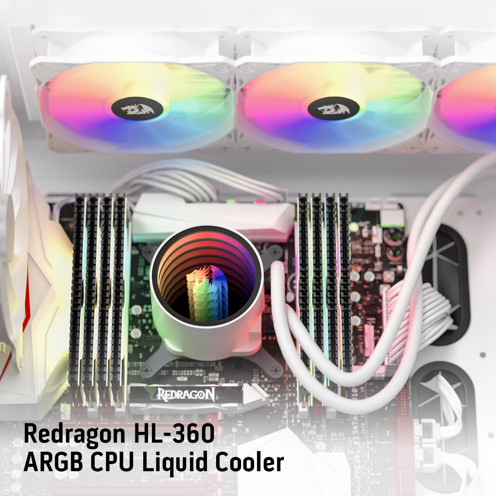 Sistem Penyejuk Cecair ARGB Redragon HL240/HL360