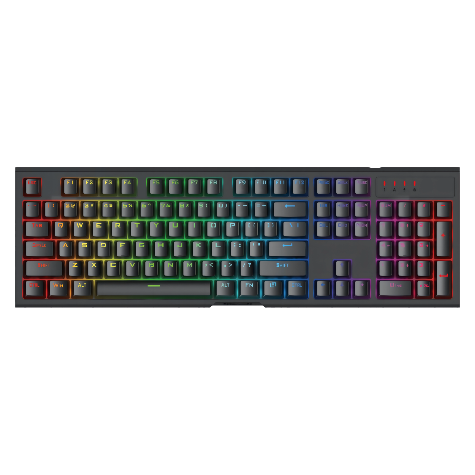 Papan Kekunci Permainan Berlampu Belakang RGB Redragon K670