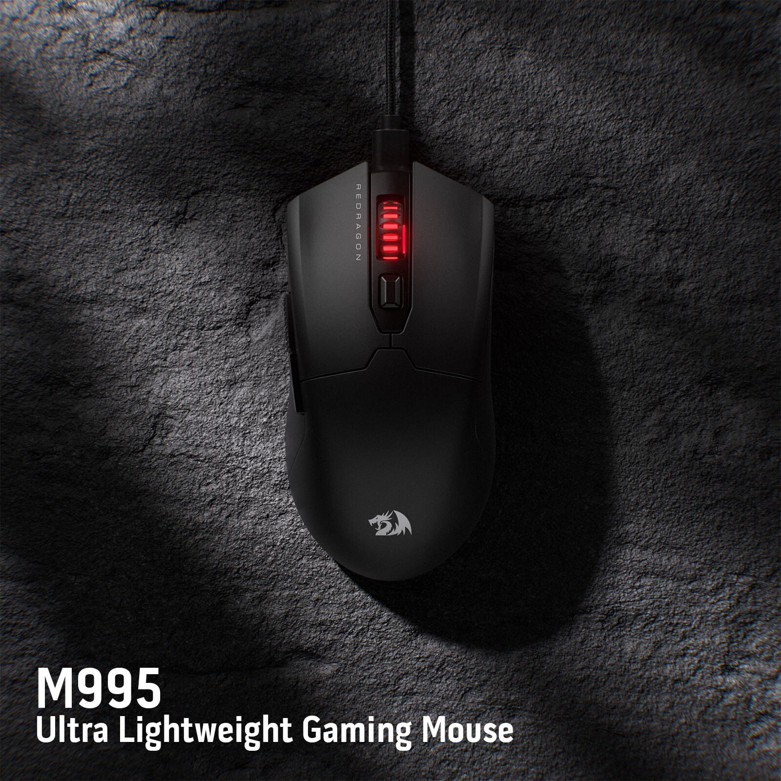 Redragon M995 Wireless Gaming Mouse, 26000 DPI Wired/Wireless Gamer Mouse w/ 3-Mode Connection, BT & 2.4G Wireless, 6 Macro Buttons, Durable Power Capacity for PC/Mac/Laptop