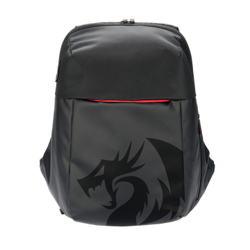 Redragon GB-93 Beg Galas Komputer Riba Kembara, Beg Galas Permainan Komputer Stesen Kerja Perniagaan dengan Pelapik Berdinding Dua Kali Ganda Tahan Lama, Poket/Slot Tersusun & Penutup Kulit Besar, Muat Komputer Riba sehingga 18"