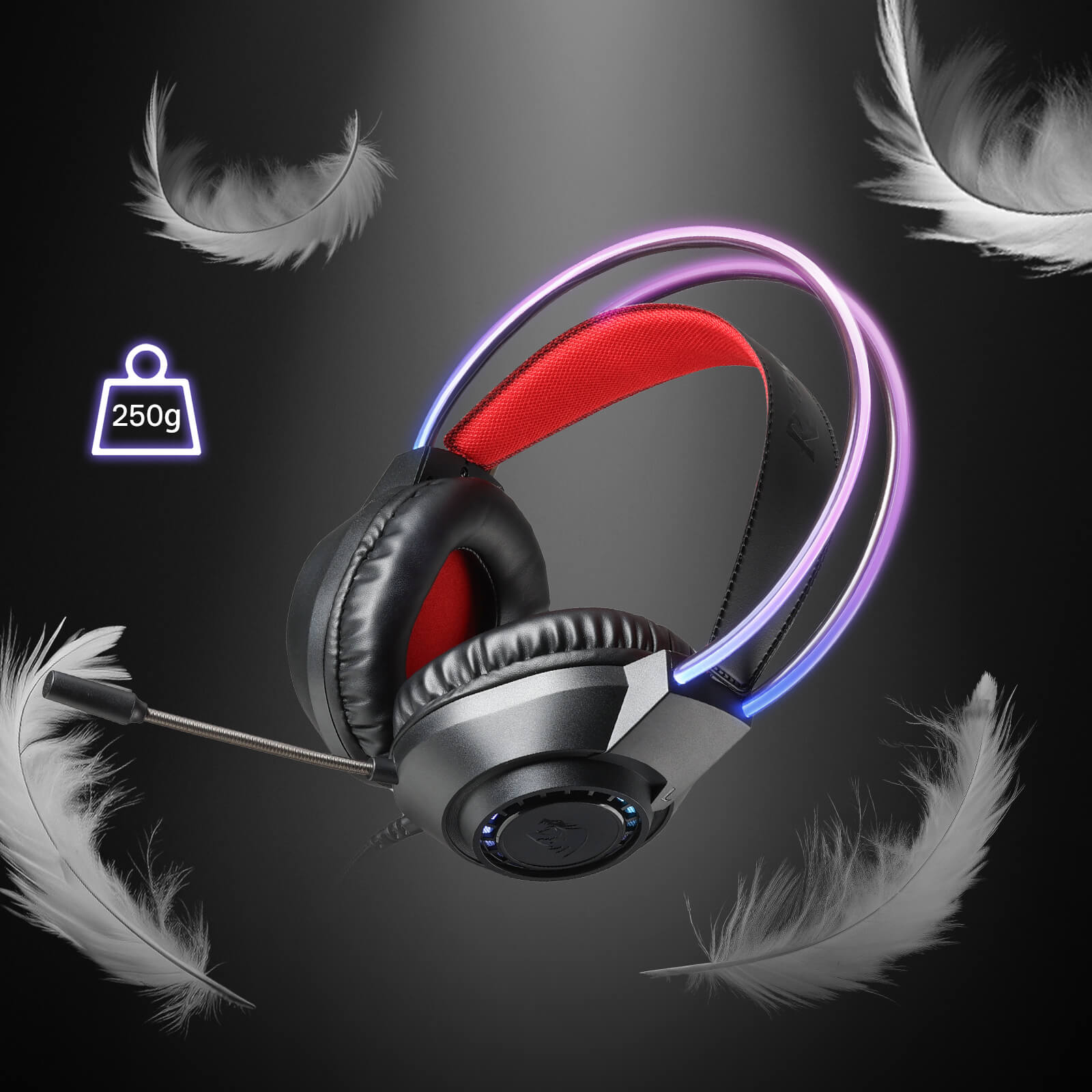 Redragon H231 Scream Wired Gaming Headset, Multi-Platforms Headphone