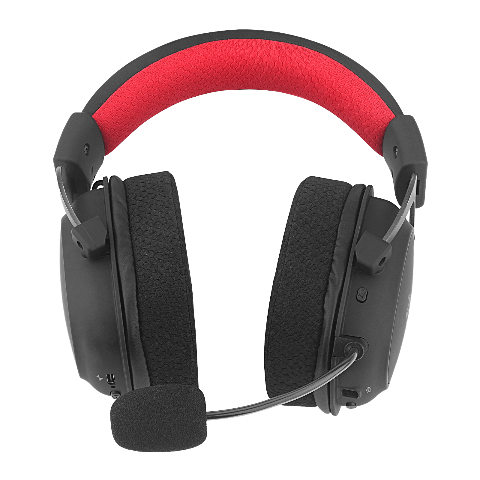 Set Kepala Permainan Wayarles RGB Redragon H510 Zeus-X - Bunyi Keliling 7.1 - Pemacu Audio 53MM dalam Pelapik Telinga Buih Memori dengan Penutup Fabrik Tahan Lama - Fon Kepala Pelbagai Platform - Berkuasa USB untuk PC/PS4/NS