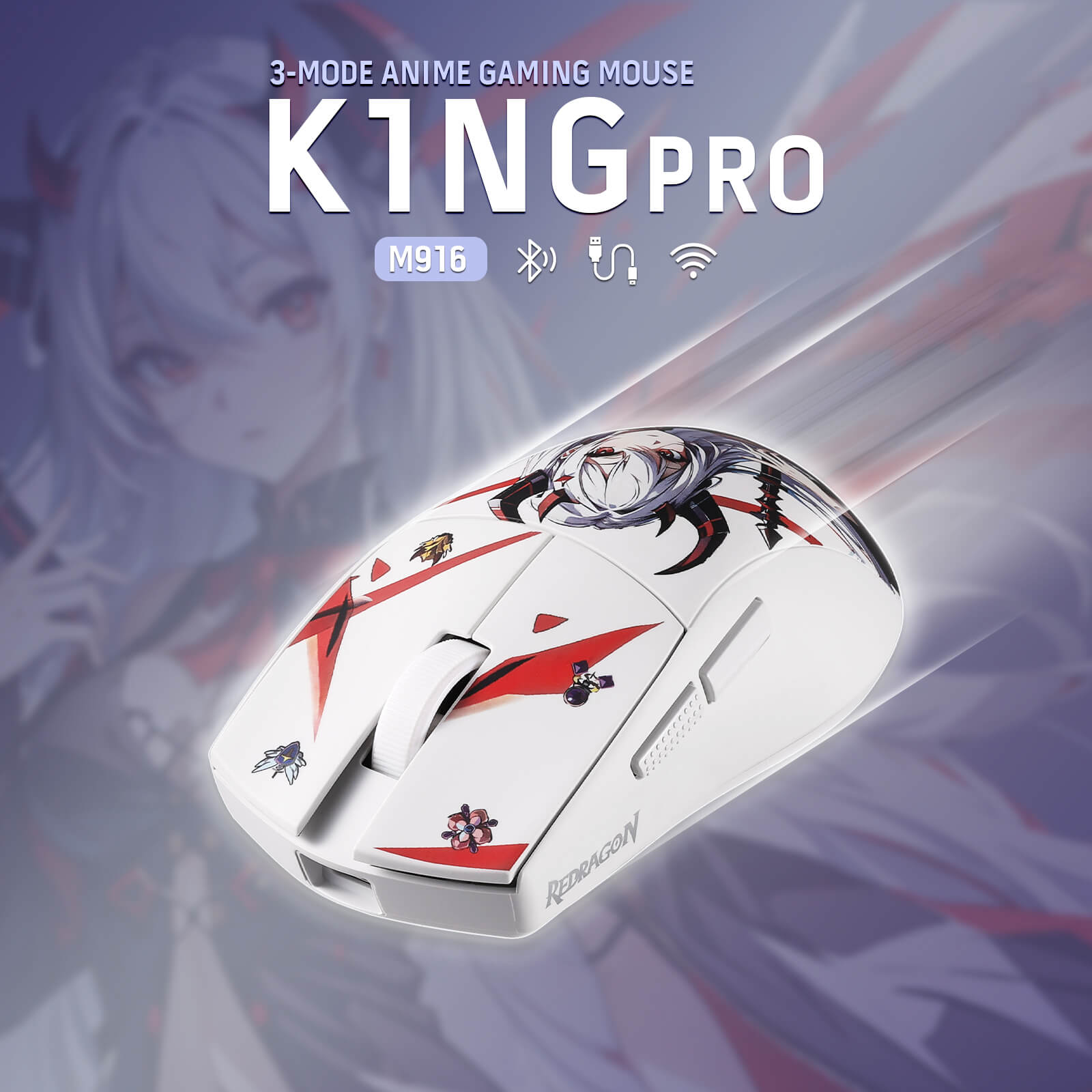Redragon K1NG PRO M916 3-Mode Mouse