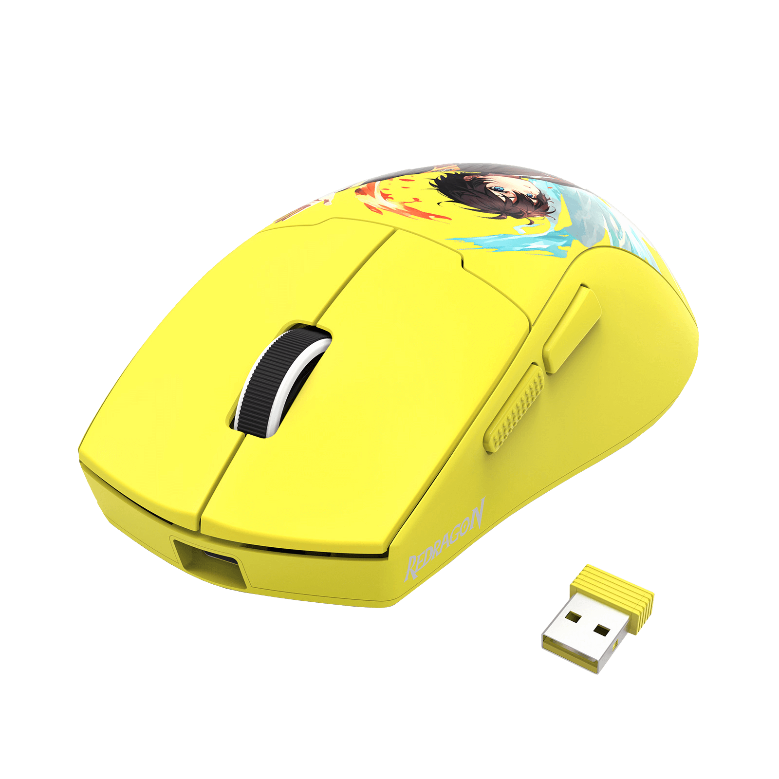 Tetikus Permainan Anime Tanpa Wayar 3-Mod 1K Hz Redragon K1NG M918 MAX