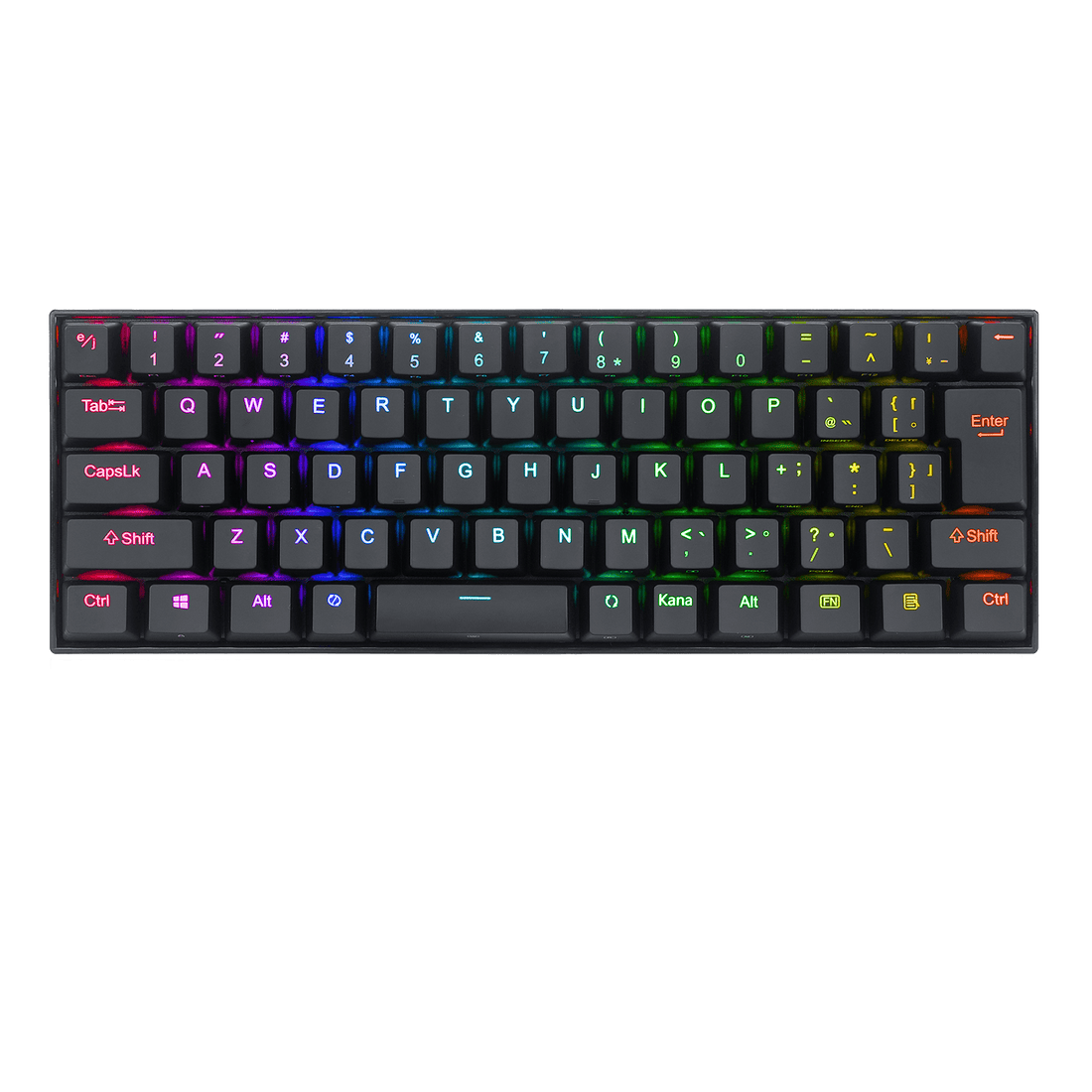 Redragon K630RGB-JPTI 66 key wired mechanical keyboard