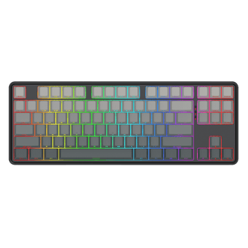 Redragon K707 HE Rapid Trigger Gaming Keyboard, 87 Keys TKL Wired Mechanical Keyboard w/Hyper-Fast Actuation Hall Effect Magnetic Switch, Actuation Point Adjustable, Side Printed PBT Gradient Keycaps
