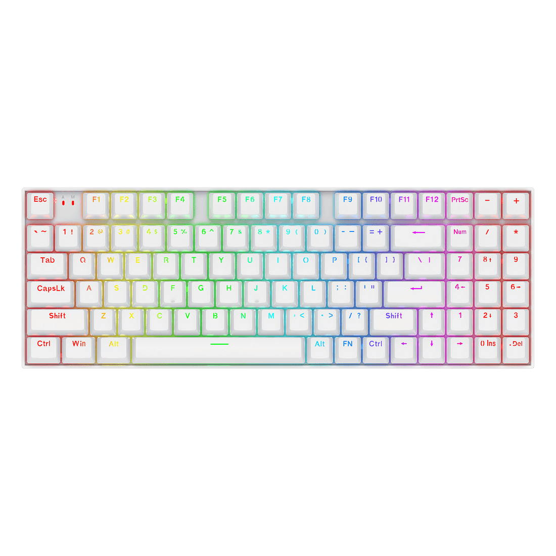 Redragon K736 PRO Rapid Trigger Wireless Gaming Keyboard, 90% 94 Keys 3-Mode Mechanical Keyboard w/Hyper-Fast Actuation, Dedicated Magnetic Switch, Actuation Point Adjustable, 8K Hz Polling Rate