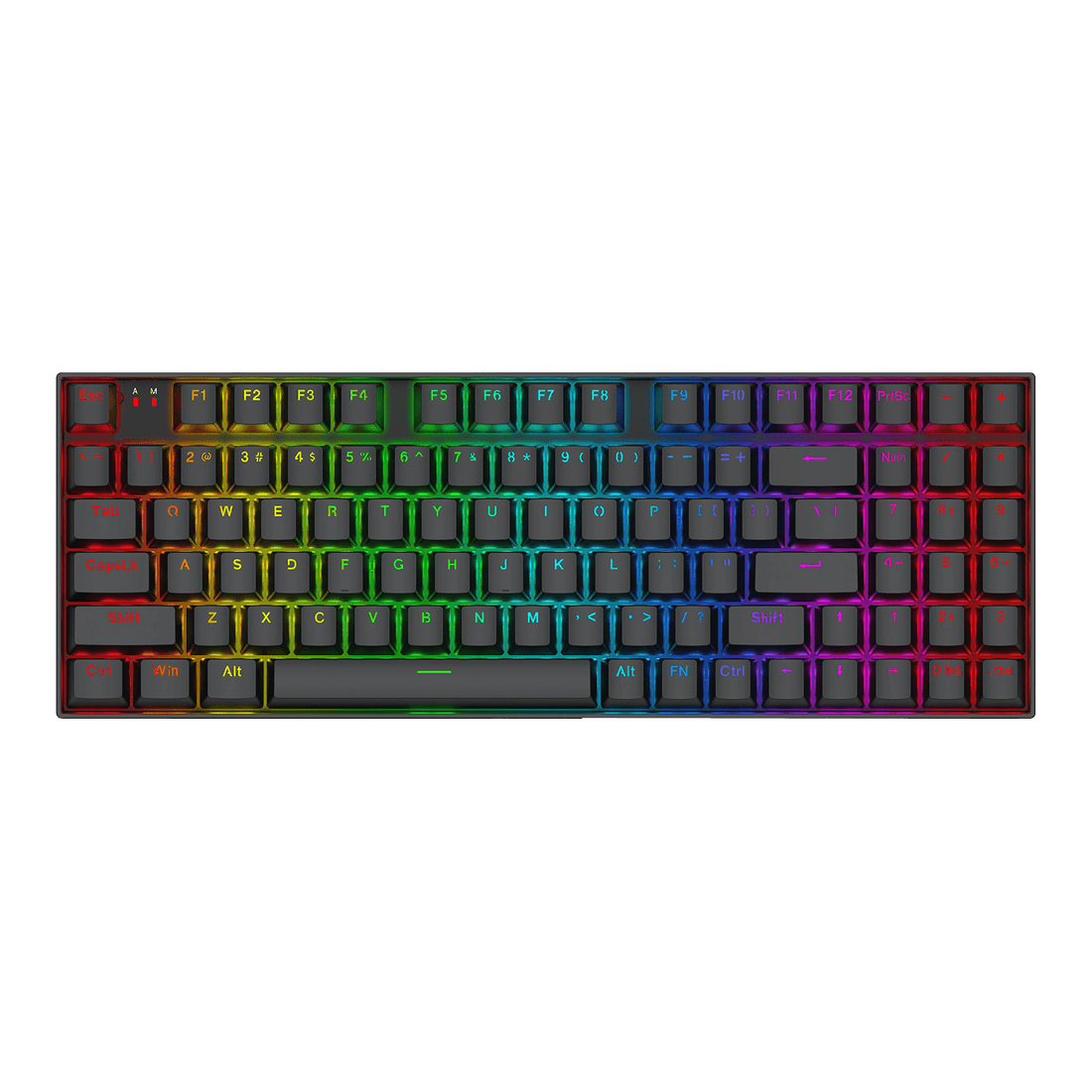 Redragon K736 PRO Rapid Trigger Wireless Gaming Keyboard, 90% 94 Keys 3-Mode Mechanical Keyboard w/Hyper-Fast Actuation, Dedicated Magnetic Switch, Actuation Point Adjustable, 8K Hz Polling Rate