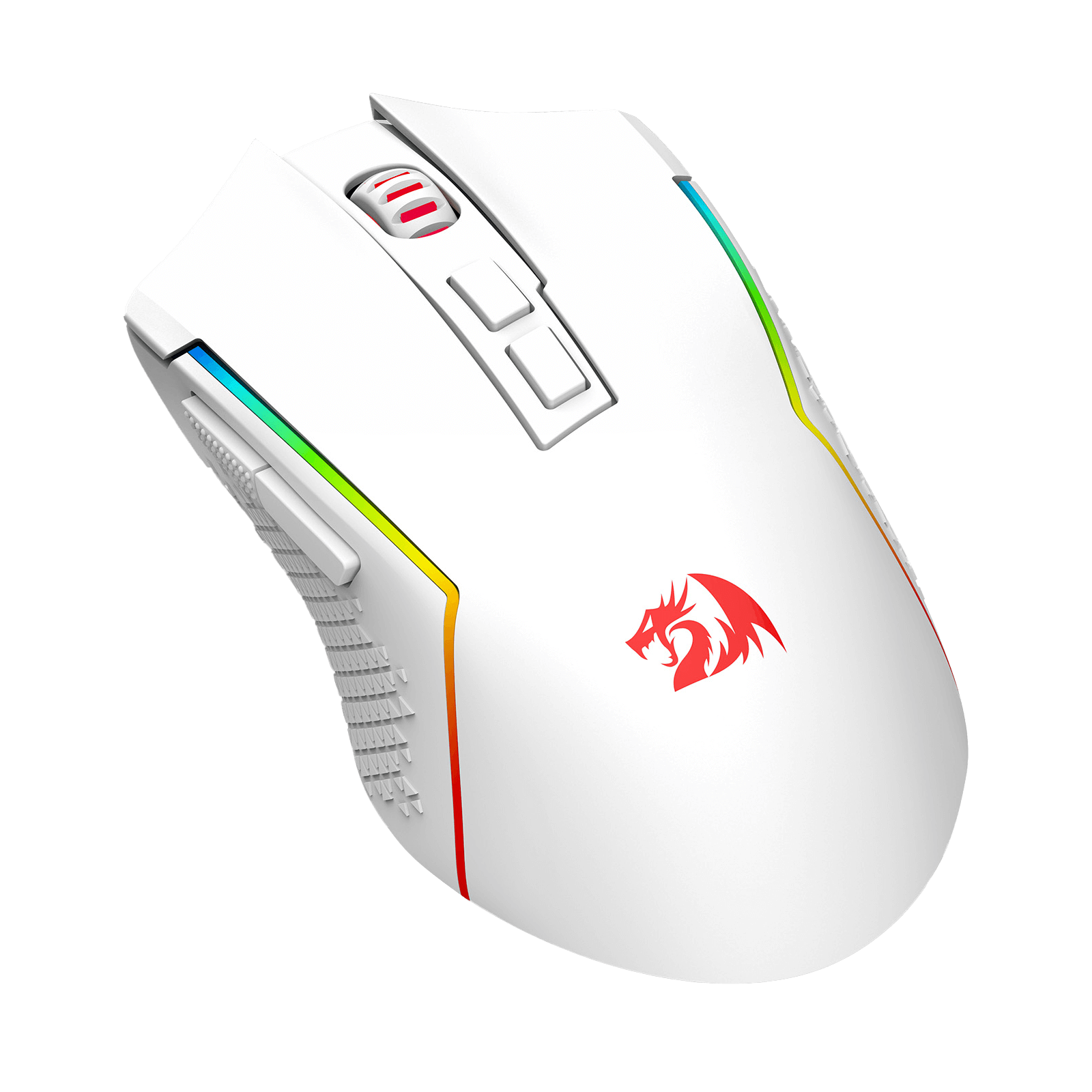 Redragon M693 Tetikus Permainan Bluetooth Wayarles, Tetikus Gamer Berwayar/Wayarles 8000 DPI dengan Sambungan 3-Mod, BT & Wayarles 2.4G, 7 Butang Makro, Kapasiti Kuasa Tahan Lama dan Lampu Latar RGB untuk PC/Mac/Komputer Riba