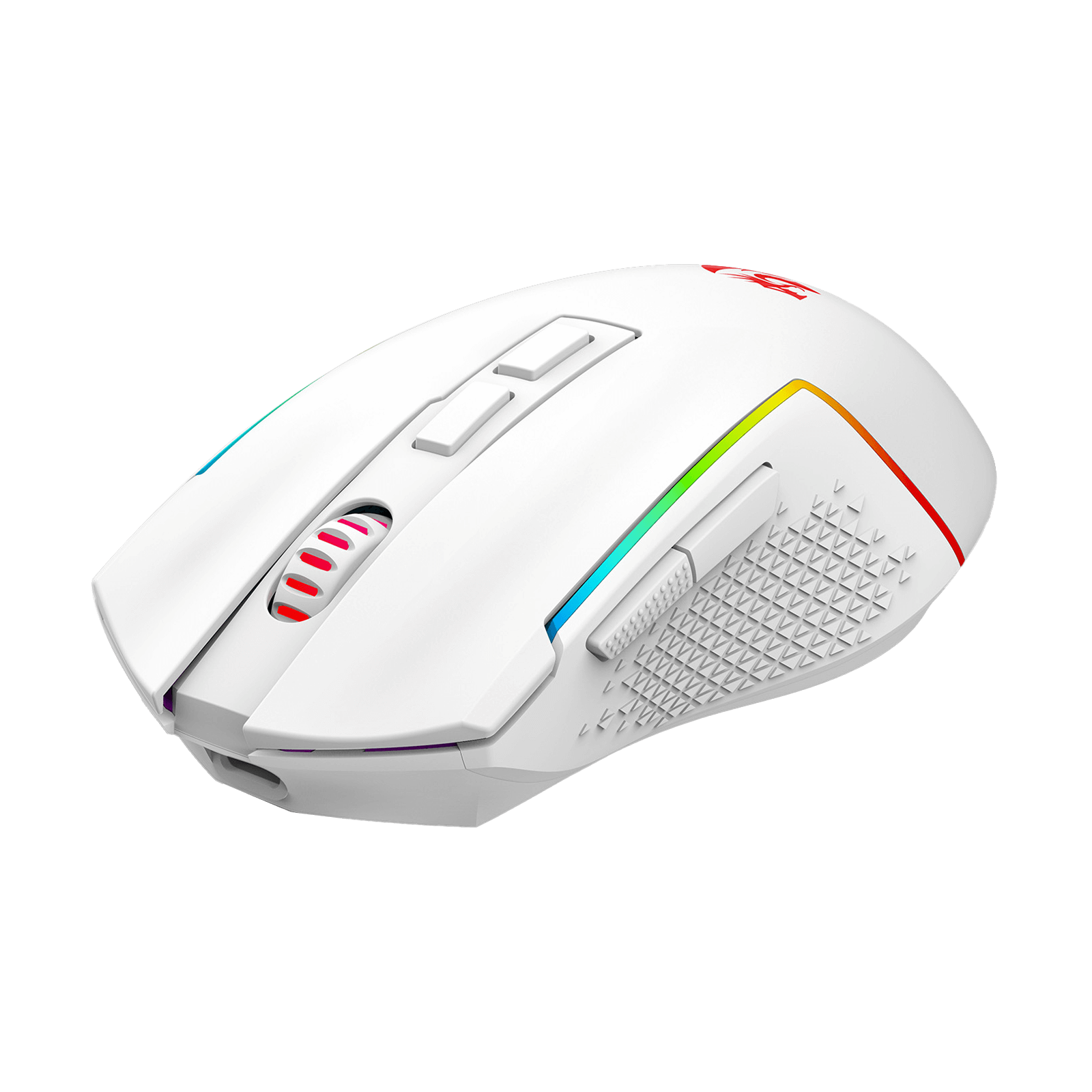 Redragon M693 Tetikus Permainan Bluetooth Wayarles, Tetikus Gamer Berwayar/Wayarles 8000 DPI dengan Sambungan 3-Mod, BT & Wayarles 2.4G, 7 Butang Makro, Kapasiti Kuasa Tahan Lama dan Lampu Latar RGB untuk PC/Mac/Komputer Riba