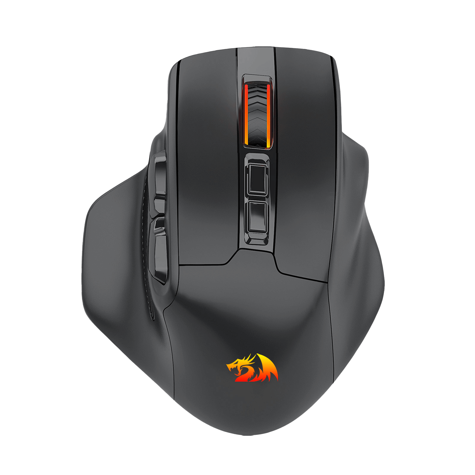 Tetikus Permainan Wayarles Redragon M806, 7 Butang Boleh Diprogramkan Tetikus Pemain RGB Berwayar dengan Sambungan 3 Mod, BT & Wayarles 2.4G, Binaan Genggaman Semula Jadi Ergonomik, Perisian Menyokong Ikatan Kunci & Lampu Latar DIY