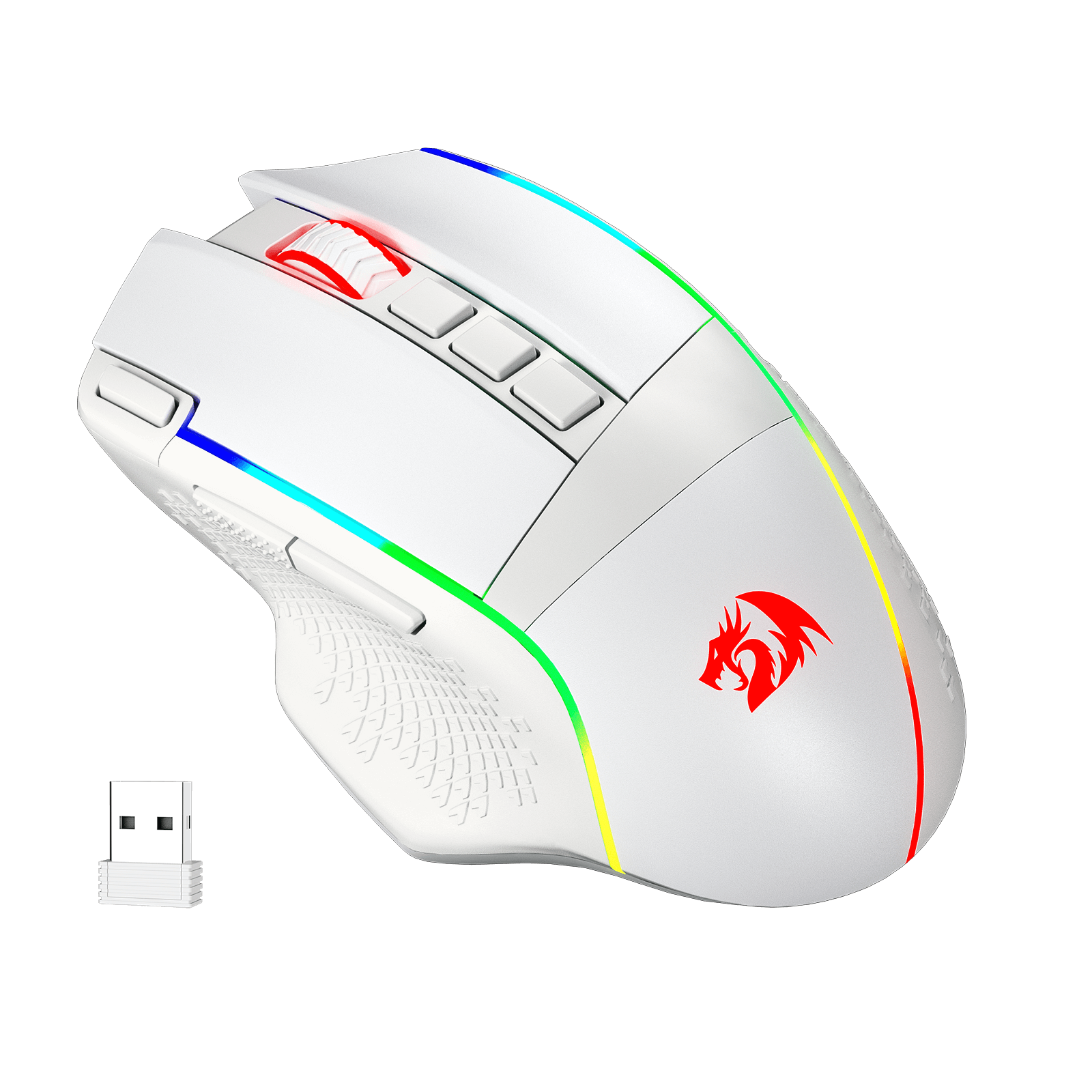 Tetikus Permainan Wayarles Redragon M991, Tetikus Permainan Berwayar/Wayarles 19000 DPI dengan Kunci Tembakan Pantas