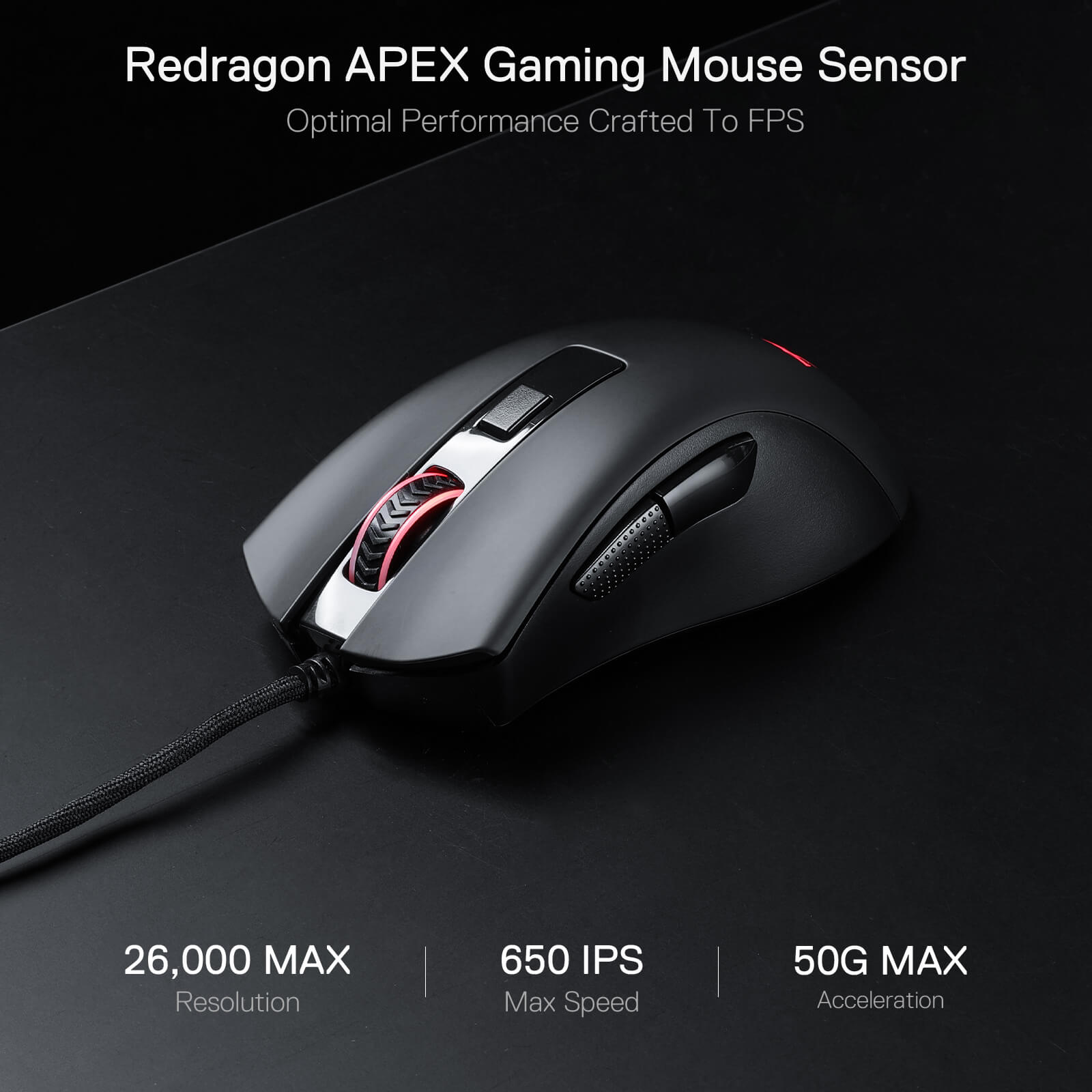 Redragon INVADER M993 RGB Wired Gaming Mouse