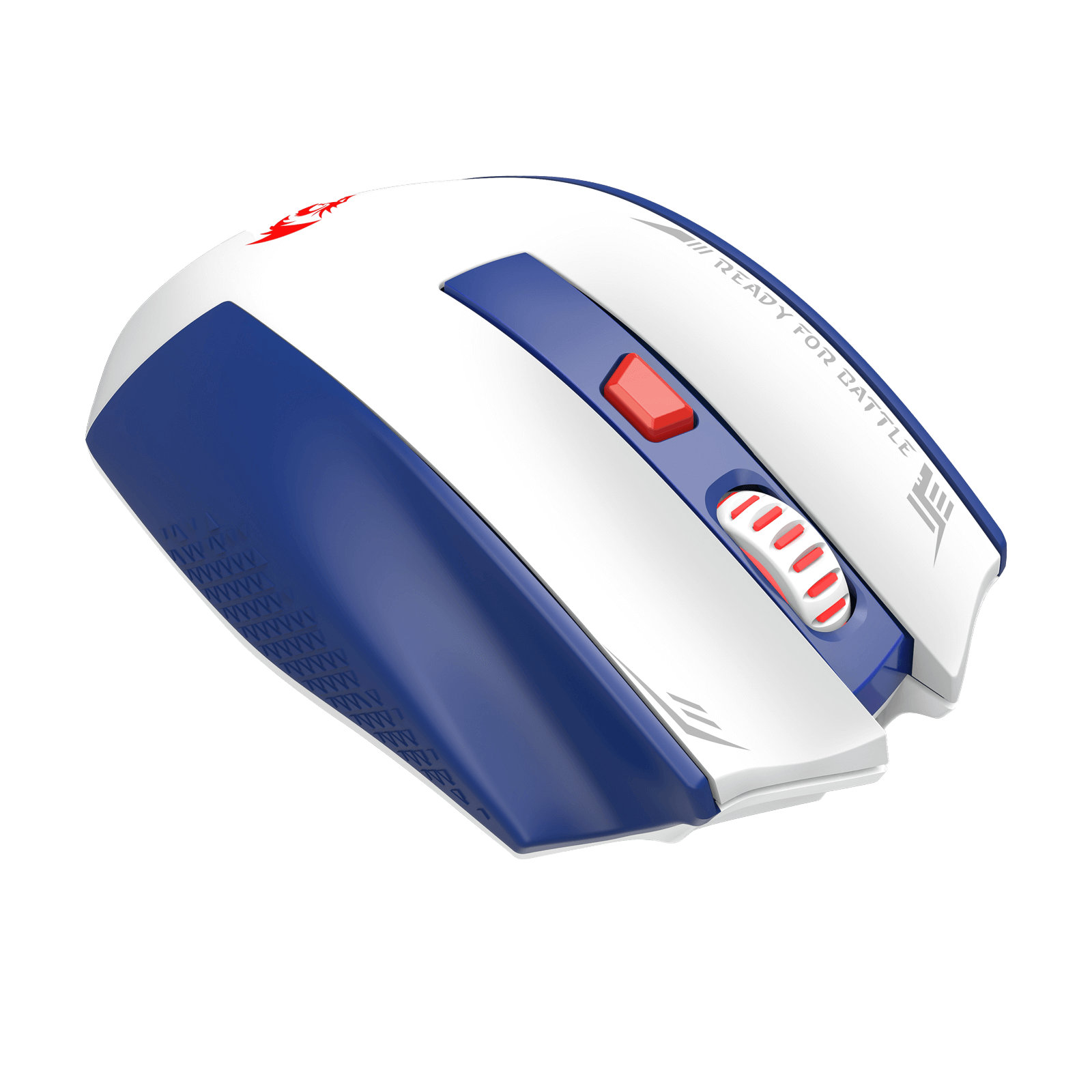 Redragon M994 Tetikus Permainan Bluetooth Wayarles, Tetikus Gamer Berwayar/Wayarles 26000 DPI dengan Sambungan 3-Mod, BT & Wayarles 2.4G, 6 Butang Makro, Kapasiti Kuasa Tahan Lama untuk PC/Mac/Komputer Riba