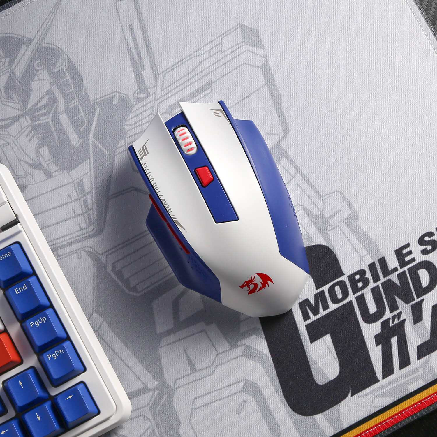 Redragon M994 Tetikus Permainan Bluetooth Wayarles, Tetikus Gamer Berwayar/Wayarles 26000 DPI dengan Sambungan 3-Mod, BT & Wayarles 2.4G, 6 Butang Makro, Kapasiti Kuasa Tahan Lama untuk PC/Mac/Komputer Riba