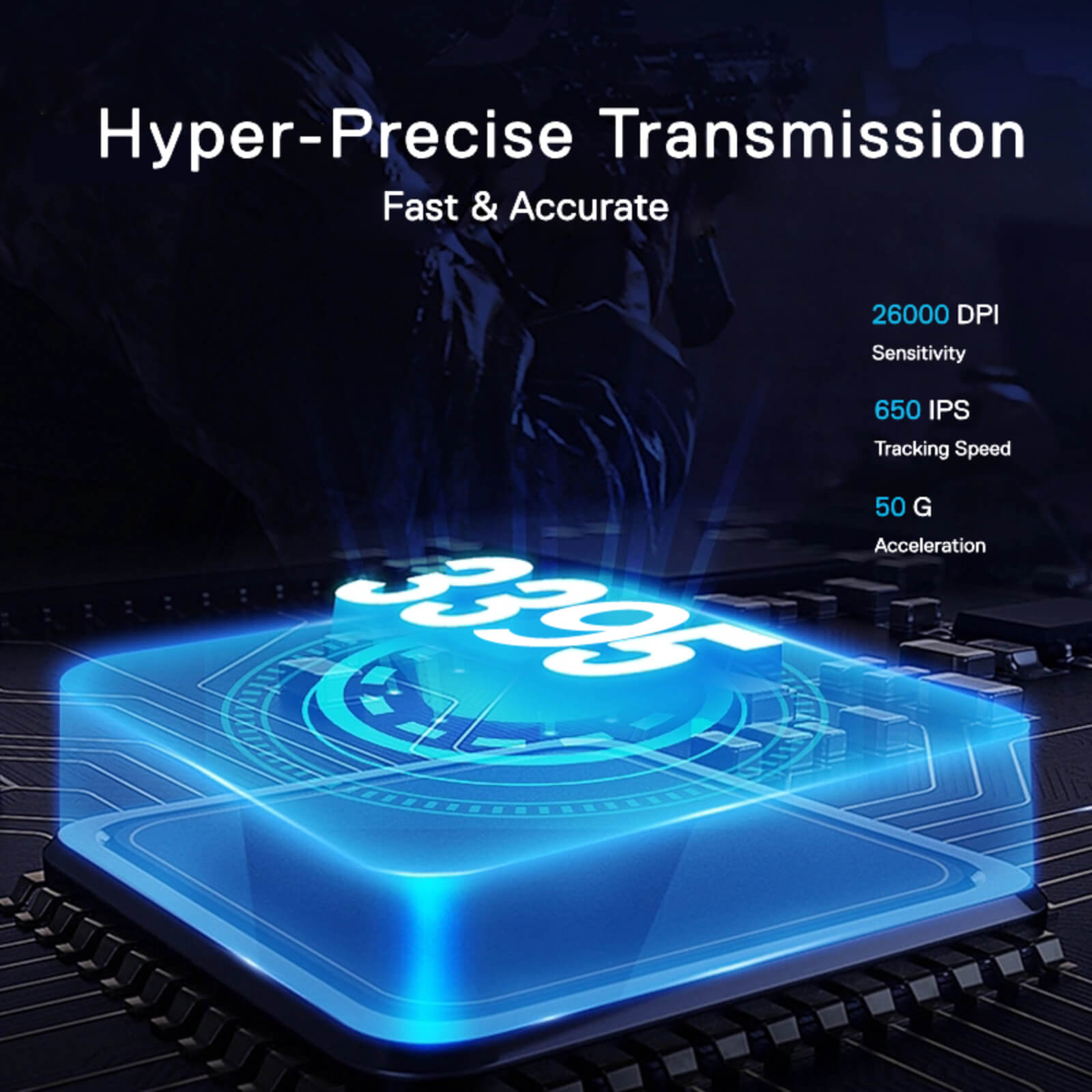 Redragon M994 Tetikus Permainan Bluetooth Wayarles, Tetikus Gamer Berwayar/Wayarles 26000 DPI dengan Sambungan 3-Mod, BT & Wayarles 2.4G, 6 Butang Makro, Kapasiti Kuasa Tahan Lama untuk PC/Mac/Komputer Riba