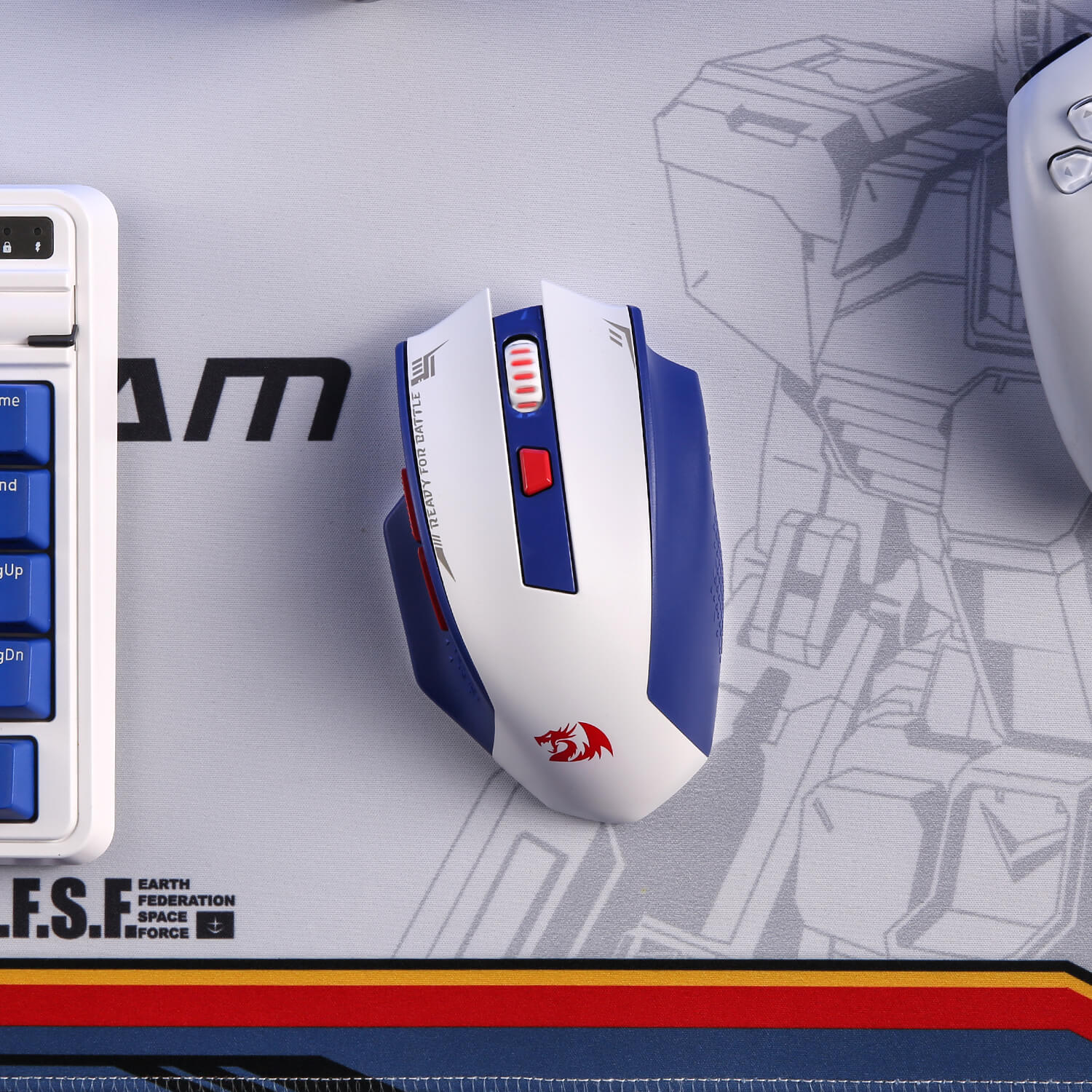 Redragon M994 Tetikus Permainan Bluetooth Wayarles, Tetikus Gamer Berwayar/Wayarles 26000 DPI dengan Sambungan 3-Mod, BT & Wayarles 2.4G, 6 Butang Makro, Kapasiti Kuasa Tahan Lama untuk PC/Mac/Komputer Riba