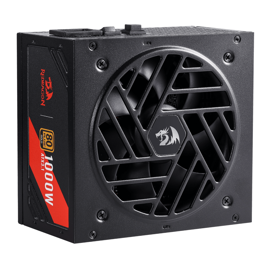 Redragon RGMS-1000W PRO 80+ Gold 1000 Watt Power Supply w/Upgraded ATX 3.1 & PCIe 5.1 Fully Modular, Compact 150mm Size, Smart ECO Low Noise Fan, 100% Japanese Capacitors, Full Mod Cables