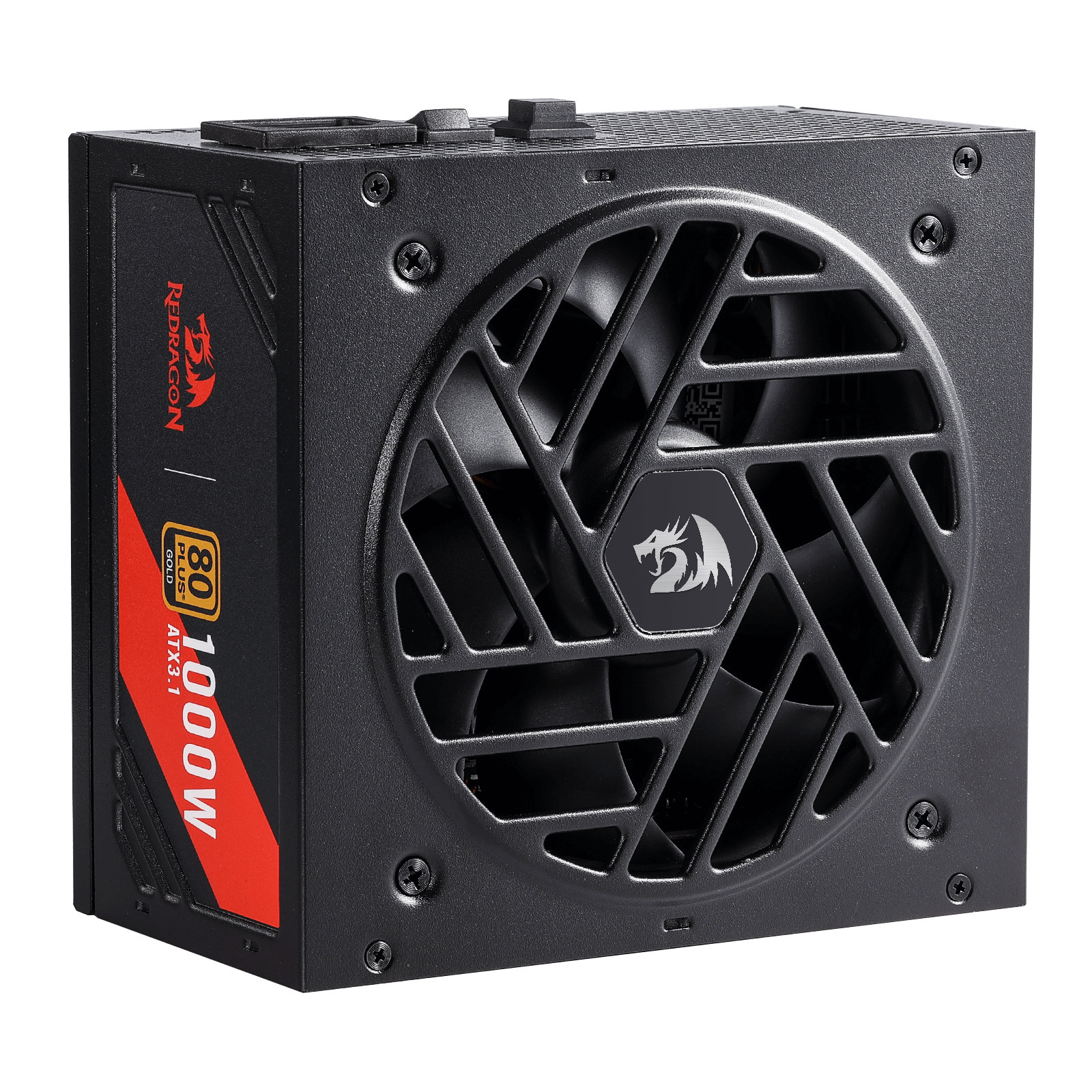Redragon RGMS-1000W PRO 80+ Gold 1000 Watt Power Supply w/Upgraded ATX 3.1 & PCIe 5.1 Fully Modular, Compact 150mm Size, Smart ECO Low Noise Fan, 100% Japanese Capacitors, Full Mod Cables