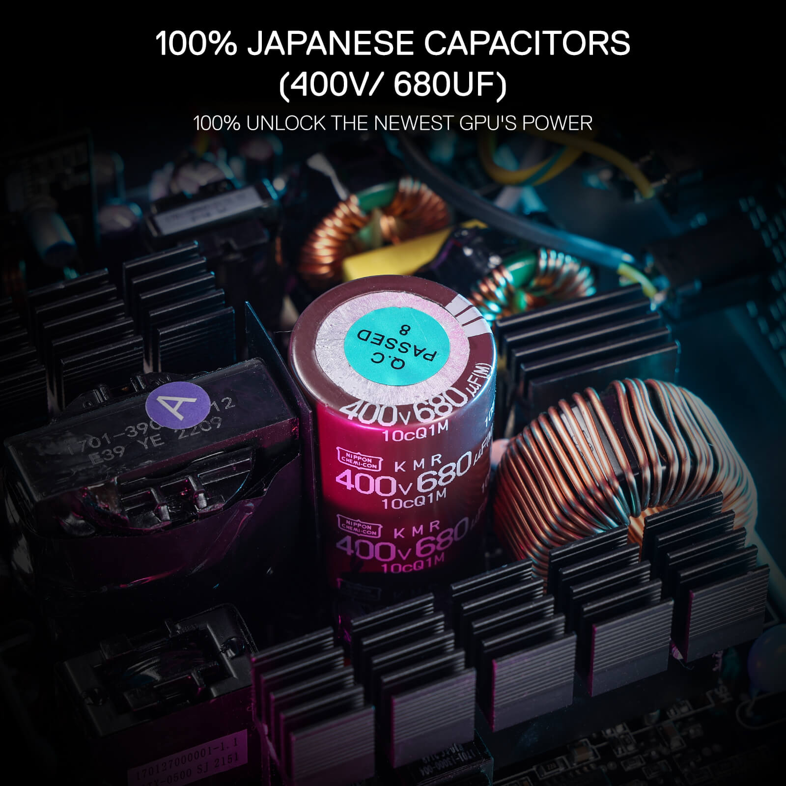 Redragon RGPS-850W PRO 80+ Gold 850 Watt Power Supply w/Upgraded ATX 3.1 & PCIe 5.1 Fully Modular, Compact 160mm Size, Smart ECO Low Noise Fan, 100% Japanese Capacitors, Full Mod Cables, black| show
